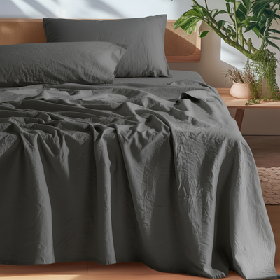 Natural Linen Sheet Set