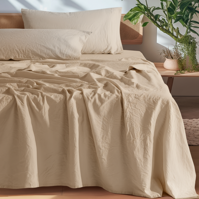 Natural Linen Sheet Set