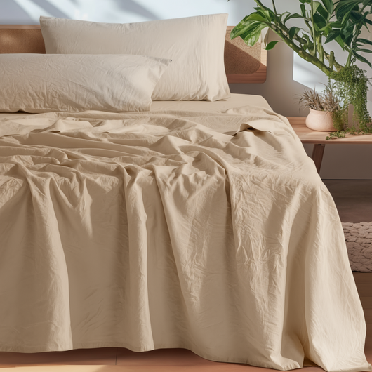 Natural Linen Sheet Set