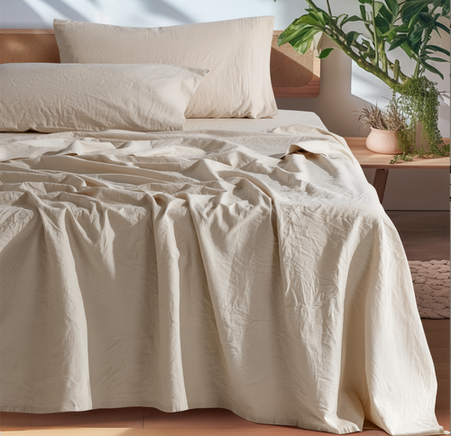 Natural Linen Sheet Set