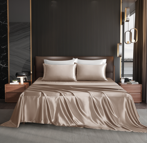 Natural Silk Satin Sheets