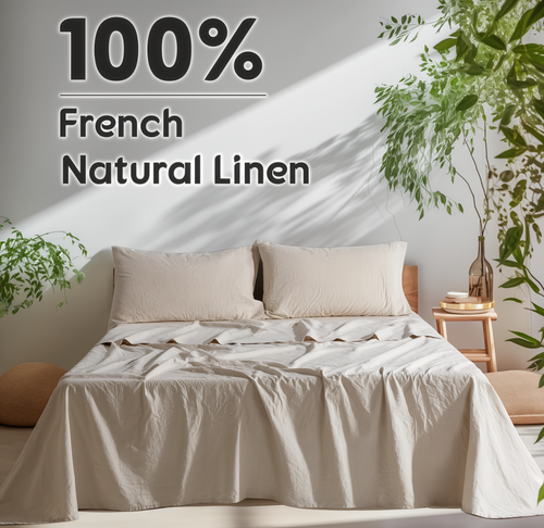 Natural Linen Sheet Set