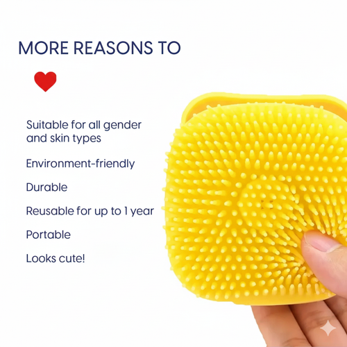 Jiyu Body Shower Scrubber with Dispenser