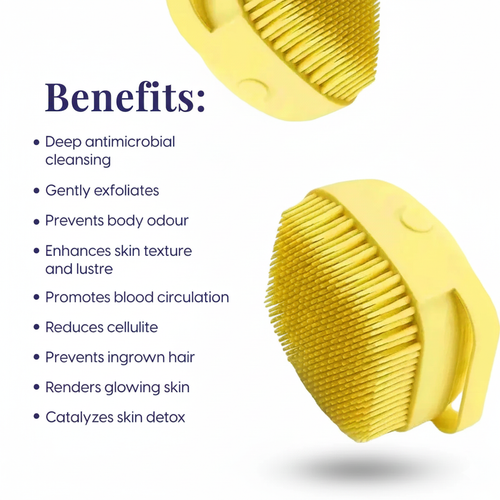 Jiyu Body Shower Scrubber with Dispenser