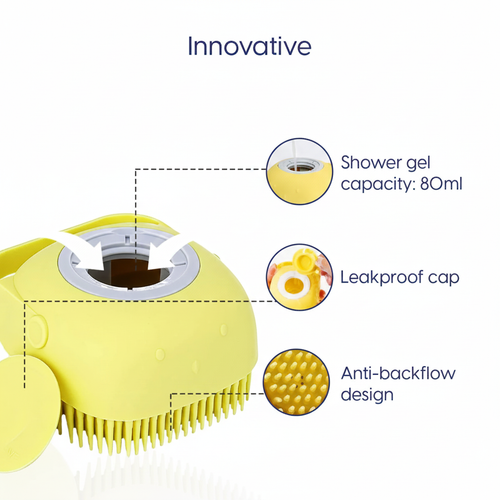 Jiyu Body Shower Scrubber with Dispenser